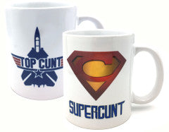 Top Cunt and Supercunt Mug Twin-Pack