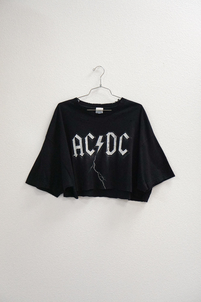 vintage band crop tops