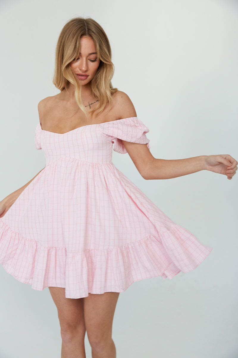 Bulk Collega Kiezen Jules Ruffle Babydoll Dress • Shop American Threads Women's Trendy Online  Boutique – americanthreads