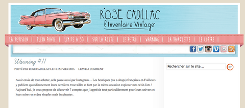 Rose Cadillac selects Lapetitebrocante.net
