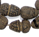 Mali Clay Spindle Cone Beads - The Bead Chest