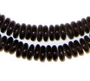 Black Glass Disk Beads - The Bead Chest
