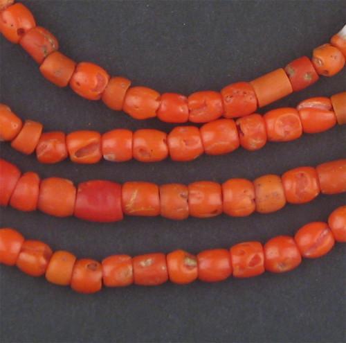 Mediterranean Coral Beads from Africa 