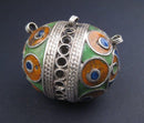 Multicolor Fancy Berber Pendant - The Bead Chest