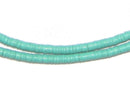 Turquoise Vinyl Phono Record Beads (4mm) - The Bead Chest