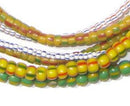 Wholesale Lot of Ghana Chevron Beads (3 Strands) - The Bead Chest