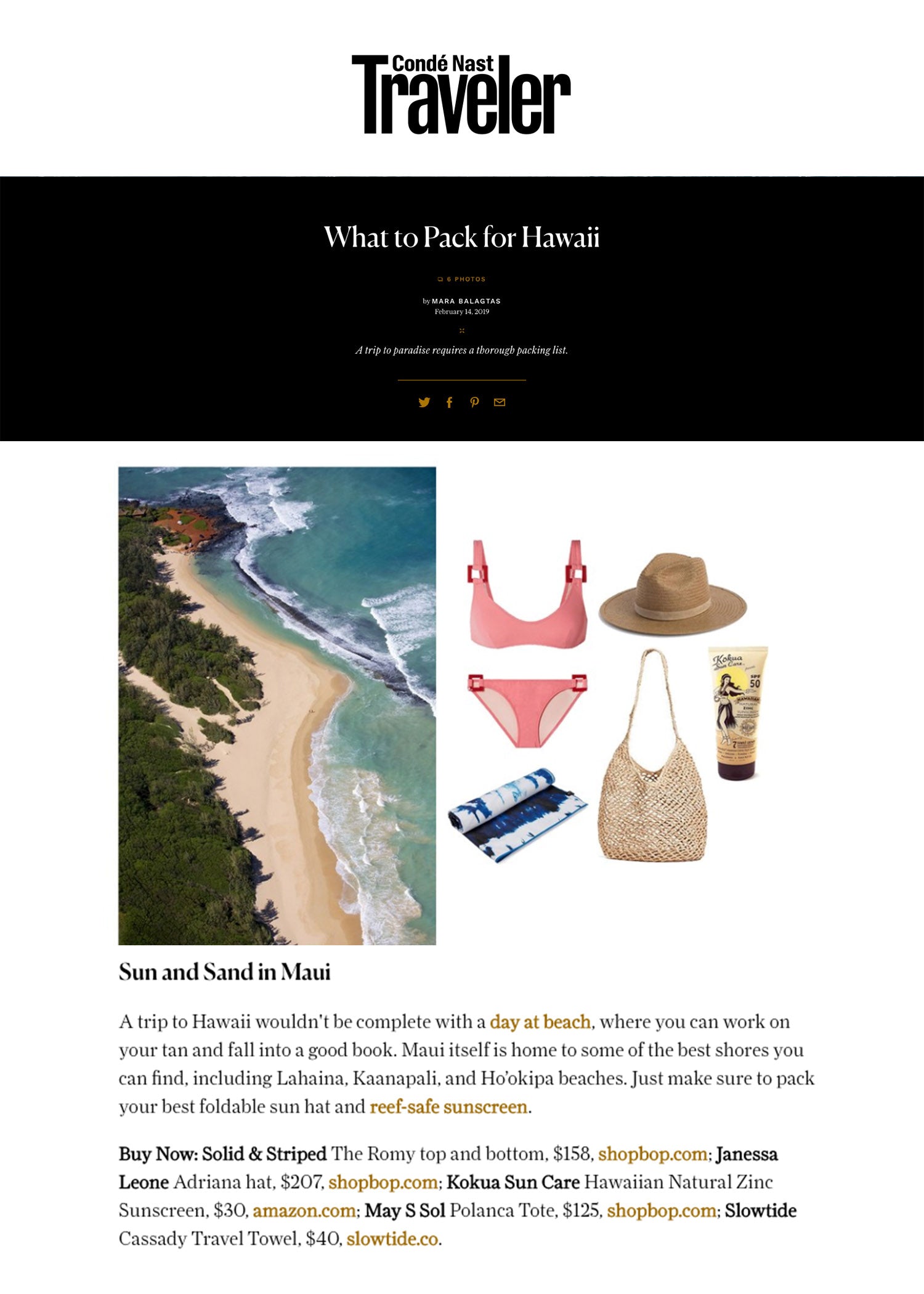 hawaii according to conde nast traveler