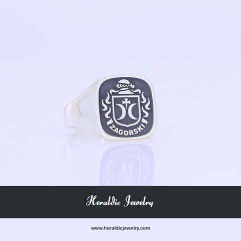 Zagorski family crest ring