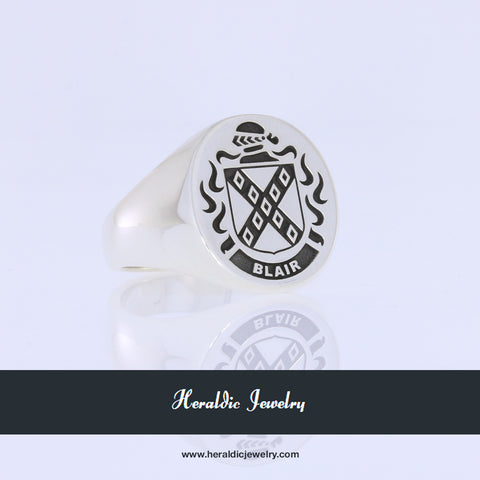 Blair family crest ring