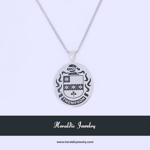 Thompson family crest pendant 