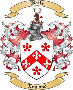 Batts family crest