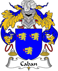 Caban family crest