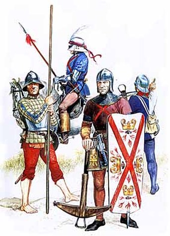 Men at Arms Burgundy 14th Century