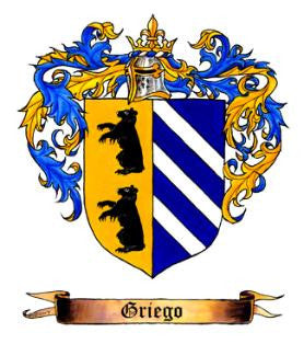 Griego family crest