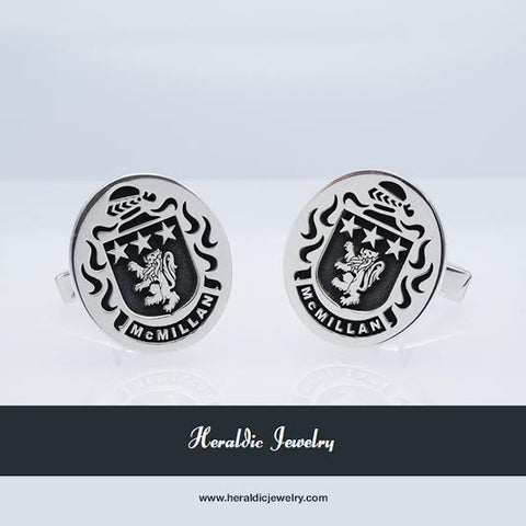 McMillan family crest cufflinks