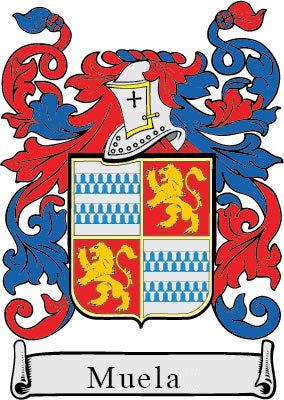 Muela family crest
