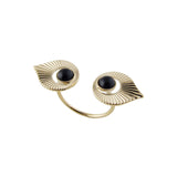 Art Deco style floating ring