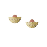 Sunset small stud earrings