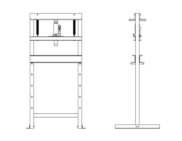 12 Ton Hydraulic Press Diy Plans Build Your Own Shop Press The Best Diy Plans Store 3292