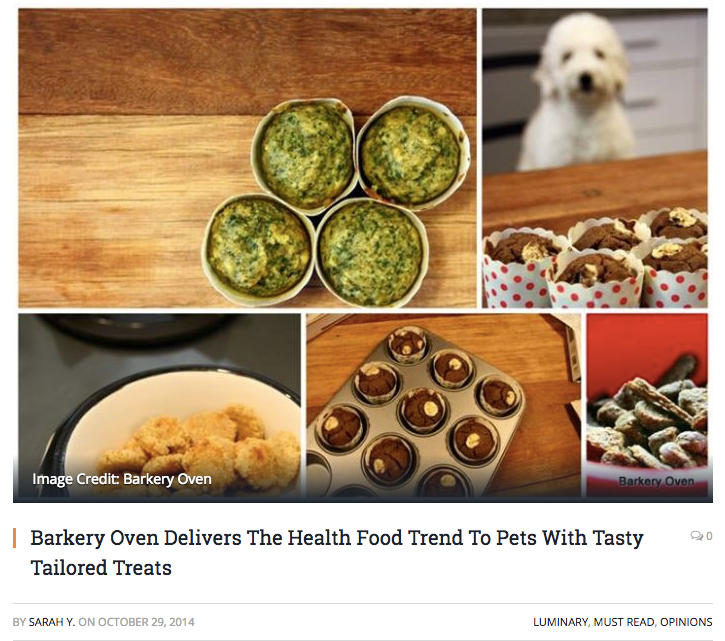 Vulcan Post: Barkery Oven Delivers The Health Food Trend To Pets With Tasty Tailored Treats