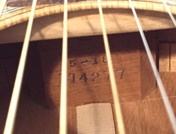 Martin 5-18 Acoustic Guitar, 1950 (used)