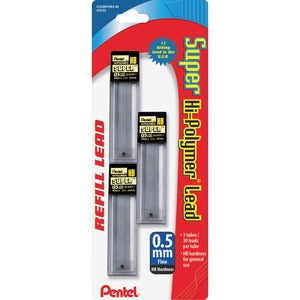 Pentel Super Hi-Polymer Leads (Pack of 3)