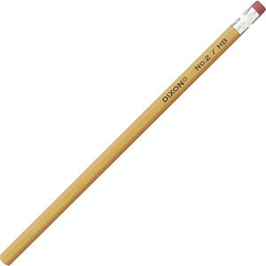 Dixon Woodcase No.2 Eraser Pencils (Pack of 12)