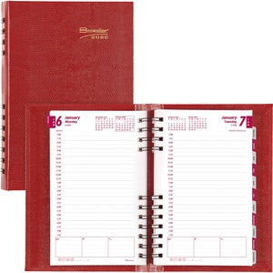 Rediform CoilPro Hard Cover Daily Planner (Set of 10)