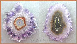 Amethyst Stalactite Slice