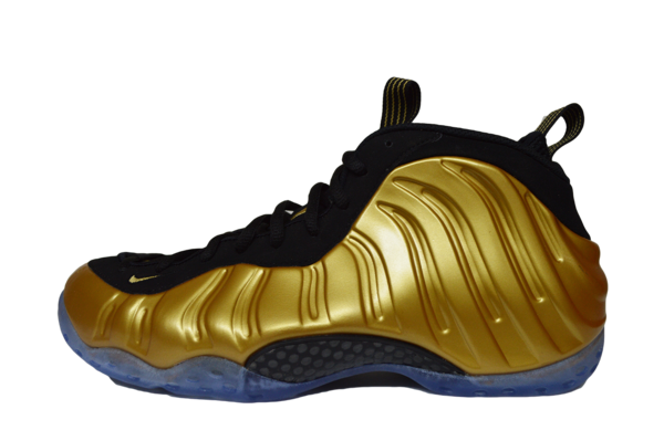 gold foamposite one