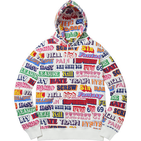 supreme x hysteric glamour hoodie