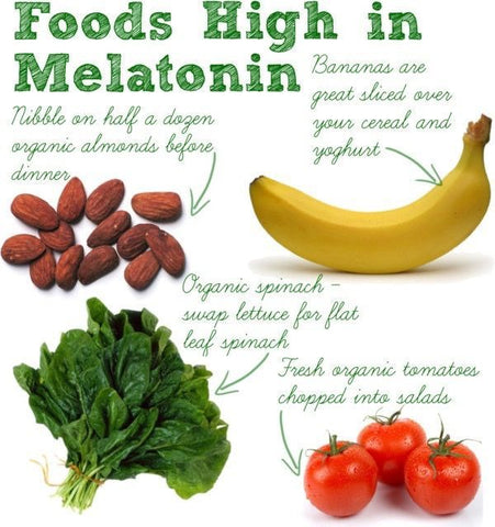 foods high in melatonin