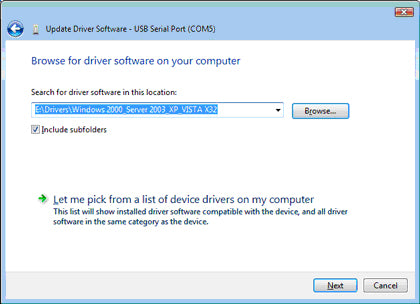 Driver Re-Installation - Windows Vista #2