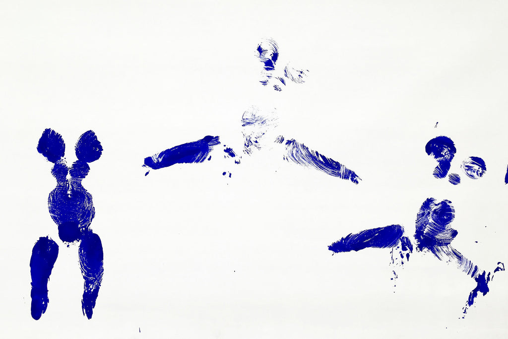 Yves Klein Untitled Anthropometry Detail