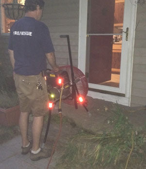 James uses e-fan 20EM3550 to cool his house during hot summer nights.