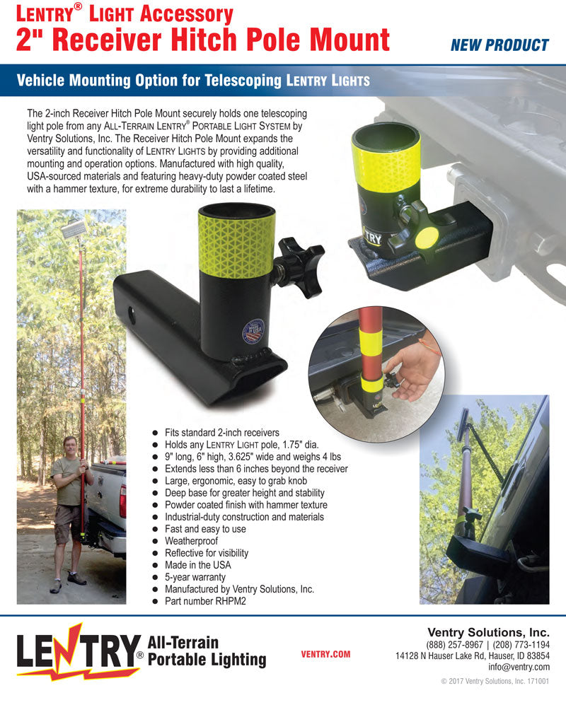 flyer thumbnail for Receiver Hitch Pole Mount