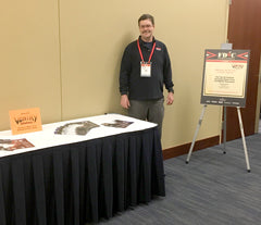 James outside the classroom at FDIC