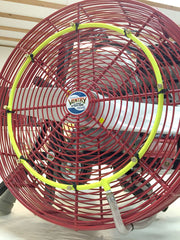 Misting Ring installed on front of 20-inch VENTRY ppv fan