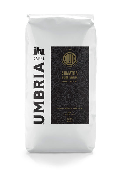 Barrel Aged Sumatra at Caffe Umbria