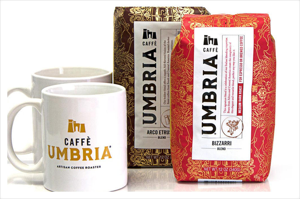 Caffe Umbria Logo Mug and Coffee Gift Set