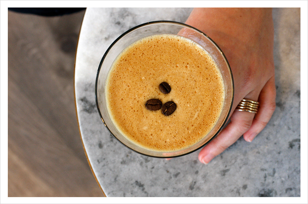 Espresso martini recipe with Caffe Corretto liqueur