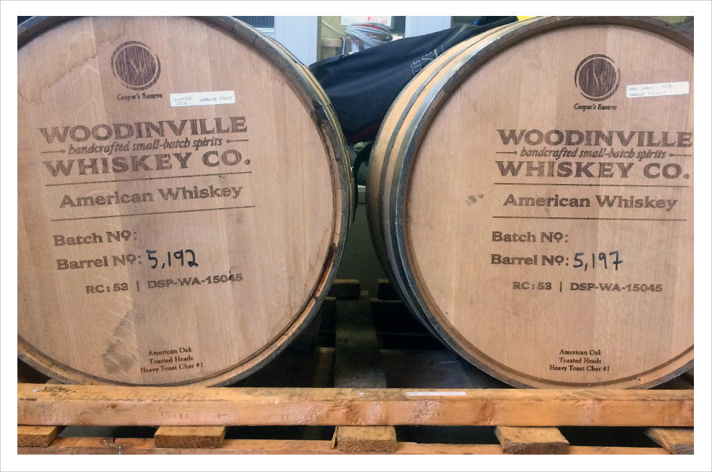 Whiskey barrels used for Barrel Aged Sumatra