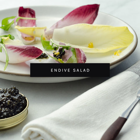 Caviar Endive Salad by ROE Caviar