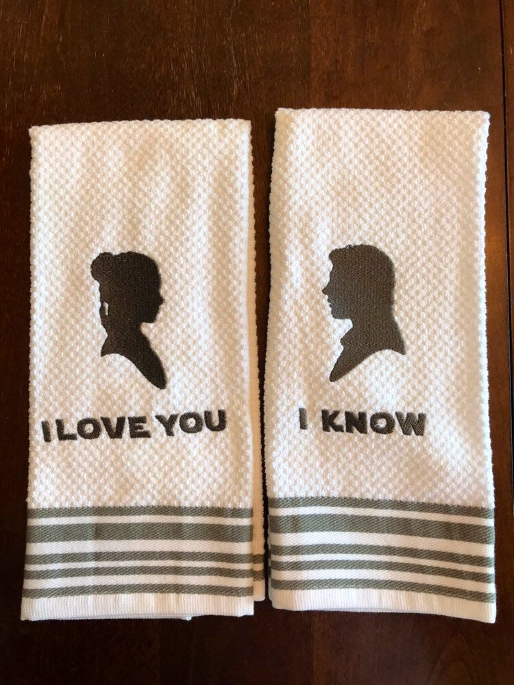 embroidered kitchen towels