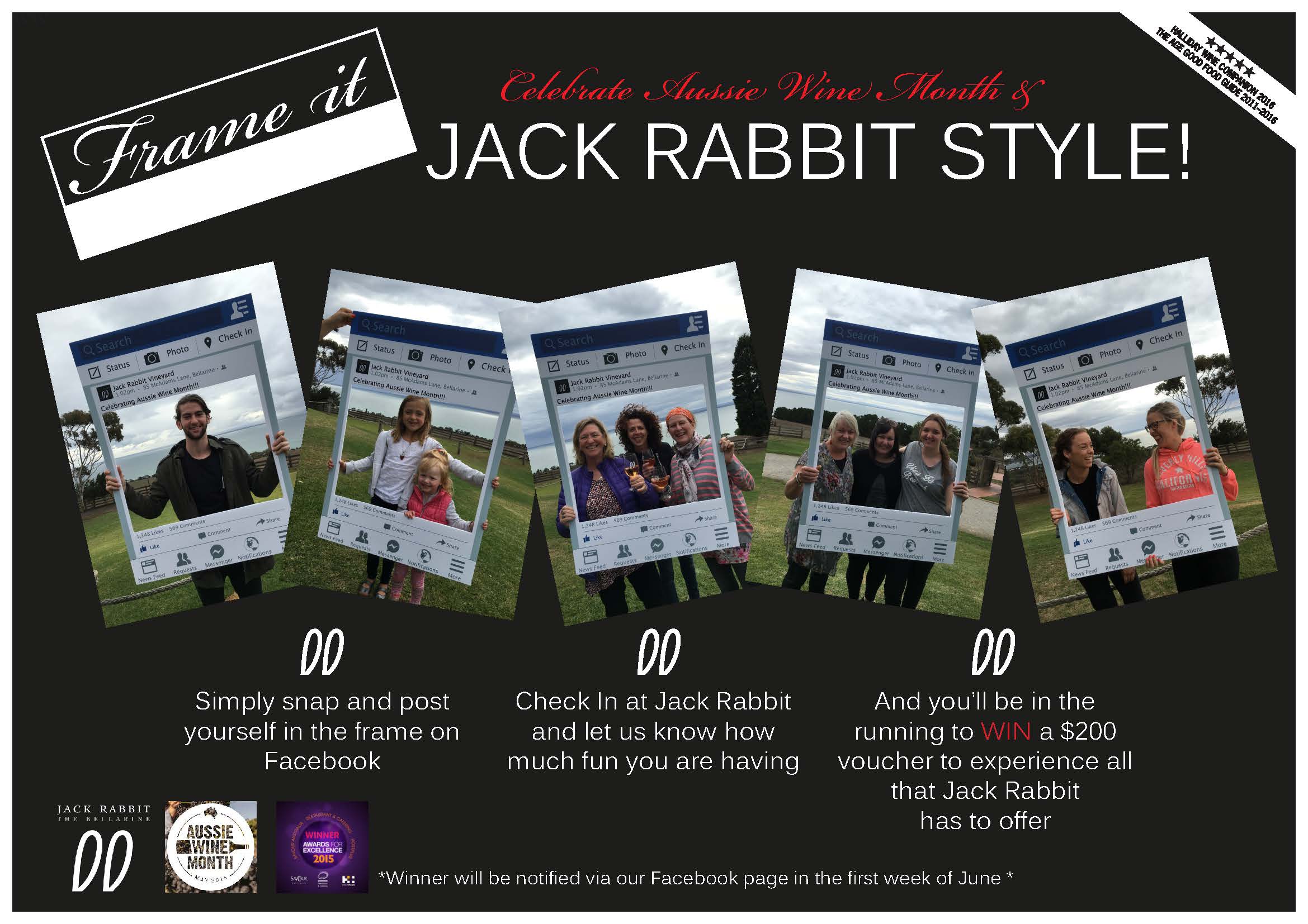 Aussie Wine Month at Jack Rabbit Vineyard on the Bellarine Peninsula - Celebrating Australian Wine