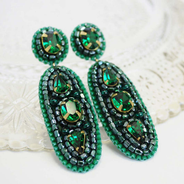 statement dangle earrings