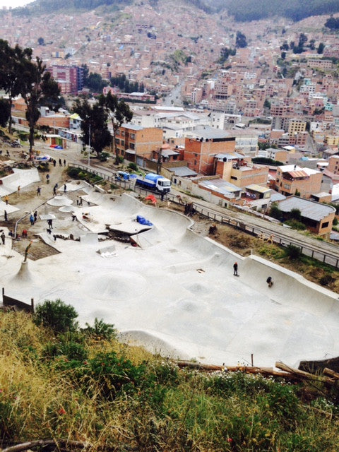 ALIS IN LA PAZ BOLIVIA PURAPURA SKATE PARK