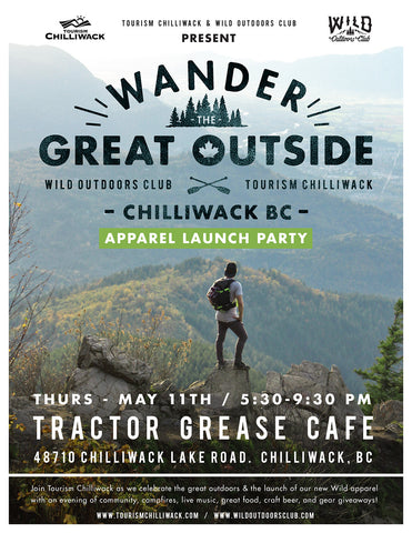 WILD X TOURISM CHILLIWACK - COLLAB APPAREL LAUNCH PARTY