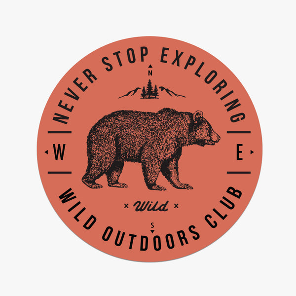 "NEVER STOP EXPLORING" STICKERS
