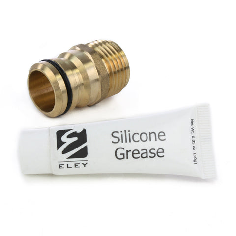 quick connect male plug and tube of silicone grease